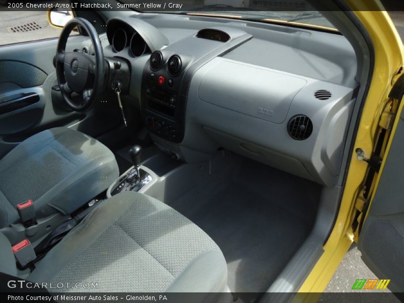 Summer Yellow / Gray 2005 Chevrolet Aveo LT Hatchback