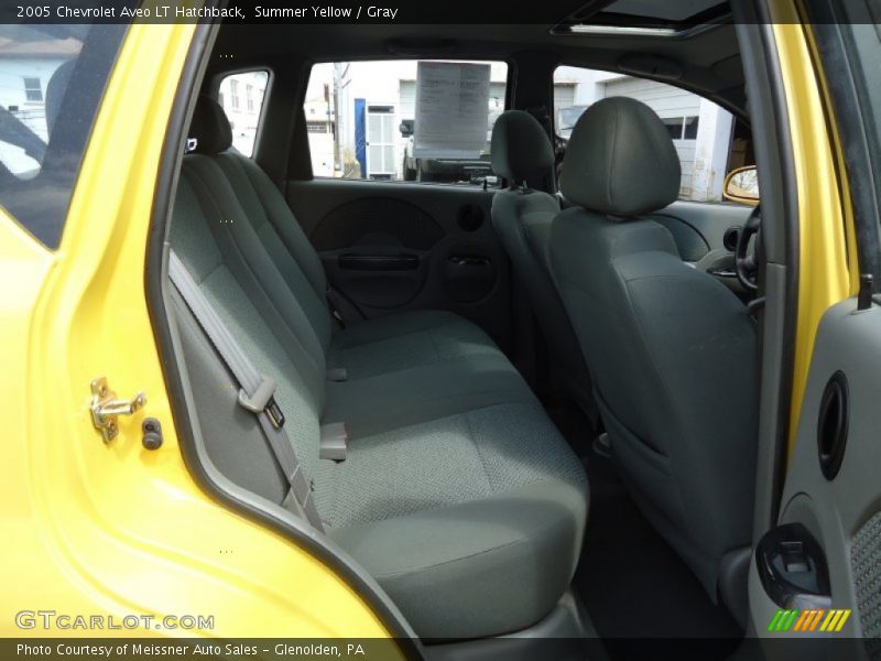 Summer Yellow / Gray 2005 Chevrolet Aveo LT Hatchback