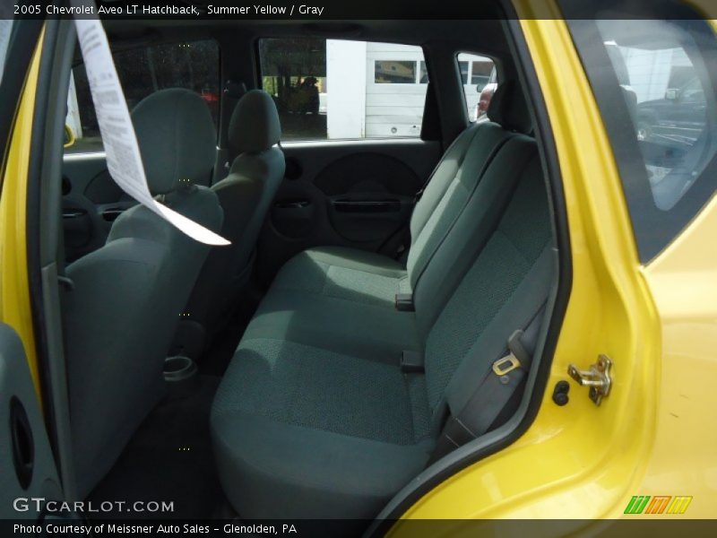 Summer Yellow / Gray 2005 Chevrolet Aveo LT Hatchback