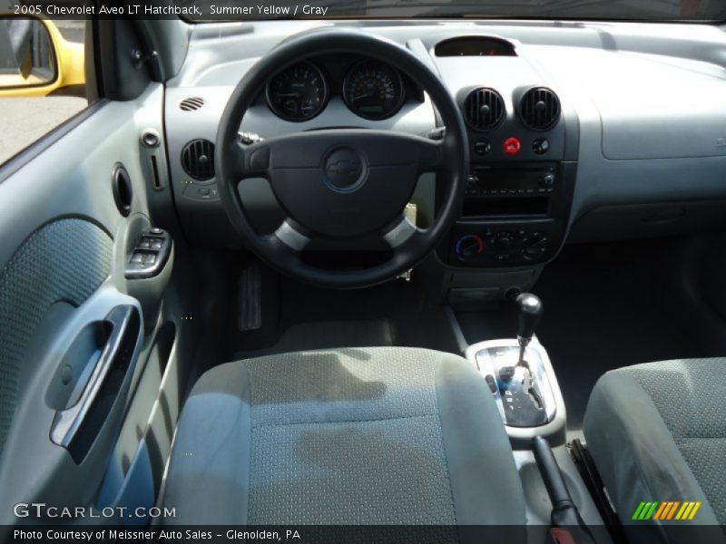 Summer Yellow / Gray 2005 Chevrolet Aveo LT Hatchback