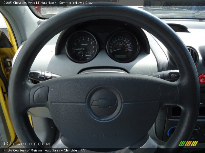 Summer Yellow / Gray 2005 Chevrolet Aveo LT Hatchback