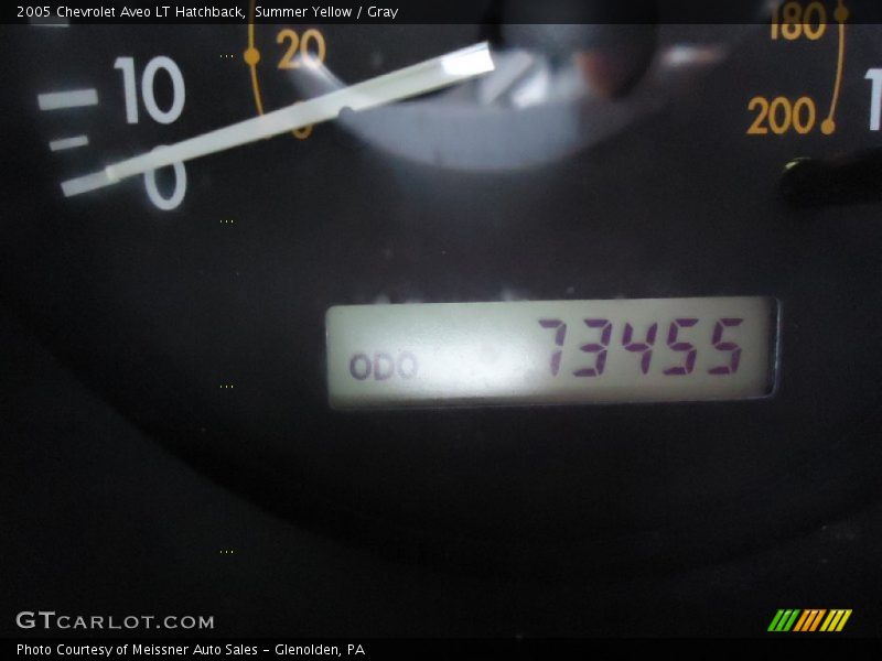 Summer Yellow / Gray 2005 Chevrolet Aveo LT Hatchback
