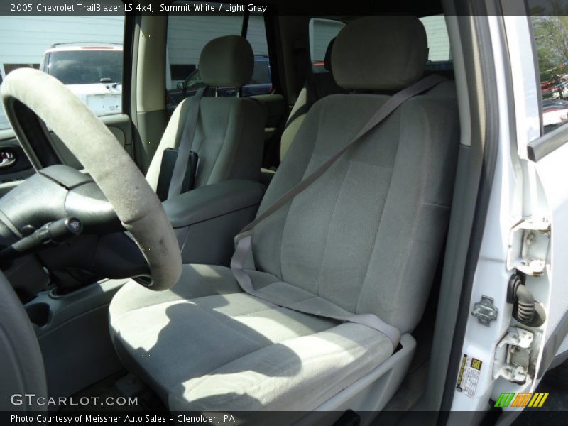 Summit White / Light Gray 2005 Chevrolet TrailBlazer LS 4x4