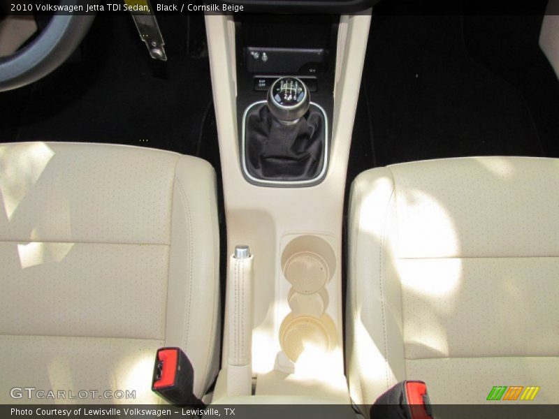 Black / Cornsilk Beige 2010 Volkswagen Jetta TDI Sedan