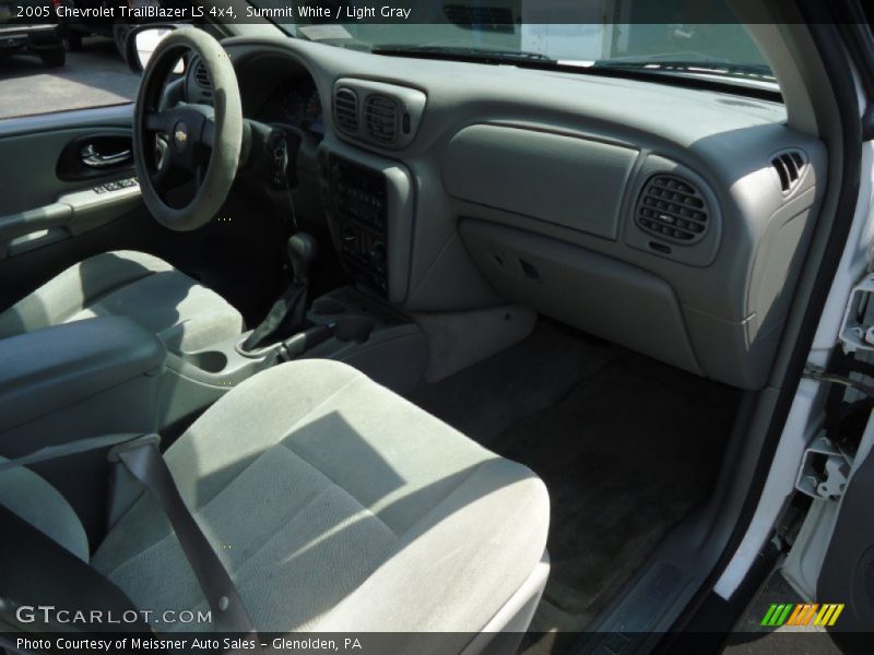 Summit White / Light Gray 2005 Chevrolet TrailBlazer LS 4x4