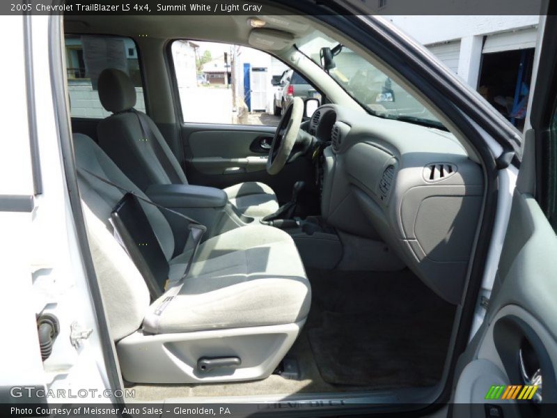 Summit White / Light Gray 2005 Chevrolet TrailBlazer LS 4x4