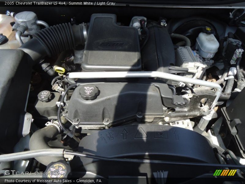 Summit White / Light Gray 2005 Chevrolet TrailBlazer LS 4x4