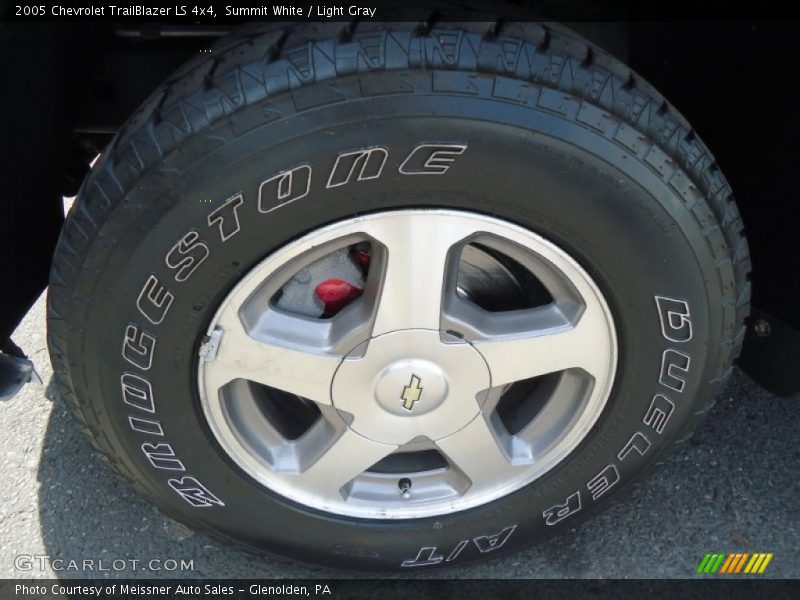 Summit White / Light Gray 2005 Chevrolet TrailBlazer LS 4x4