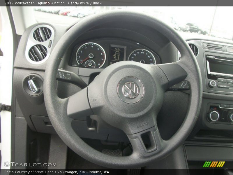  2012 Tiguan S 4Motion Steering Wheel