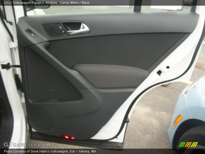 Candy White / Black 2012 Volkswagen Tiguan S 4Motion