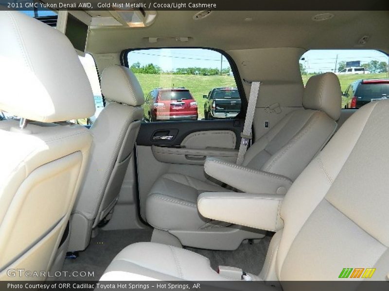 Gold Mist Metallic / Cocoa/Light Cashmere 2011 GMC Yukon Denali AWD