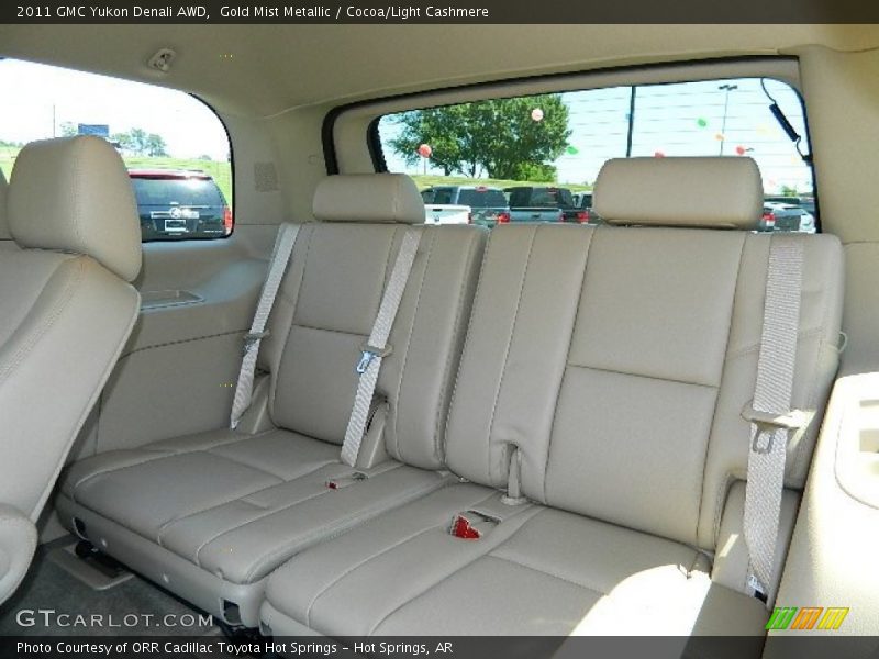 Gold Mist Metallic / Cocoa/Light Cashmere 2011 GMC Yukon Denali AWD
