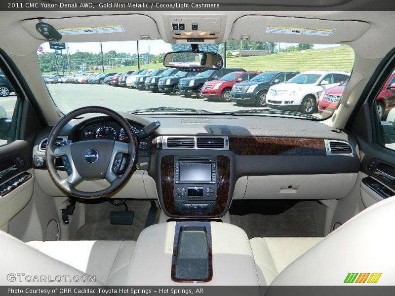 Gold Mist Metallic / Cocoa/Light Cashmere 2011 GMC Yukon Denali AWD