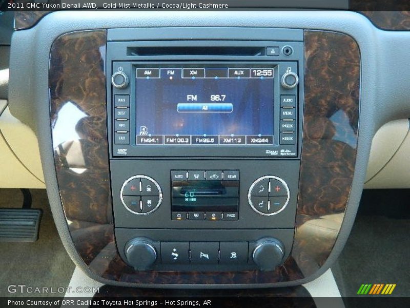 Gold Mist Metallic / Cocoa/Light Cashmere 2011 GMC Yukon Denali AWD