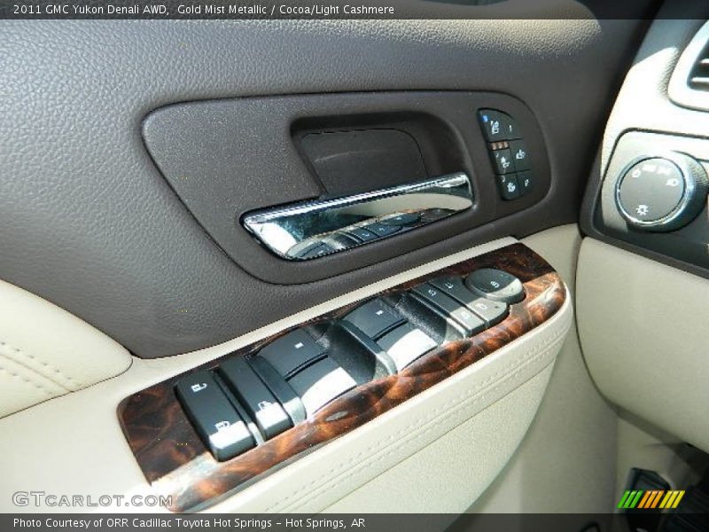 Gold Mist Metallic / Cocoa/Light Cashmere 2011 GMC Yukon Denali AWD