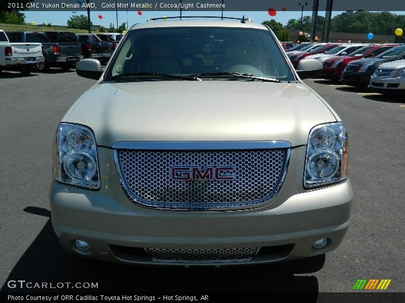 Gold Mist Metallic / Cocoa/Light Cashmere 2011 GMC Yukon Denali AWD