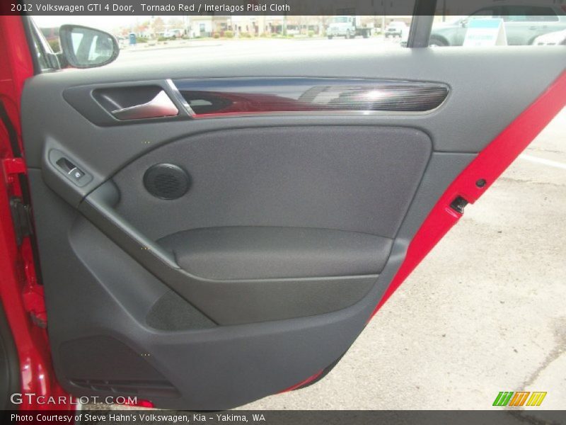 Tornado Red / Interlagos Plaid Cloth 2012 Volkswagen GTI 4 Door