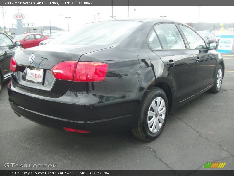 Black / Titan Black 2012 Volkswagen Jetta S Sedan