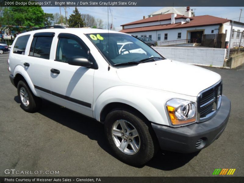 Bright White / Dark Slate Gray/Light Slate Gray 2006 Dodge Durango SXT