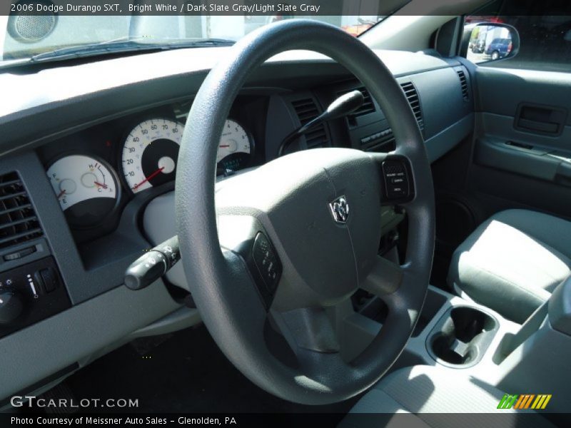 Bright White / Dark Slate Gray/Light Slate Gray 2006 Dodge Durango SXT