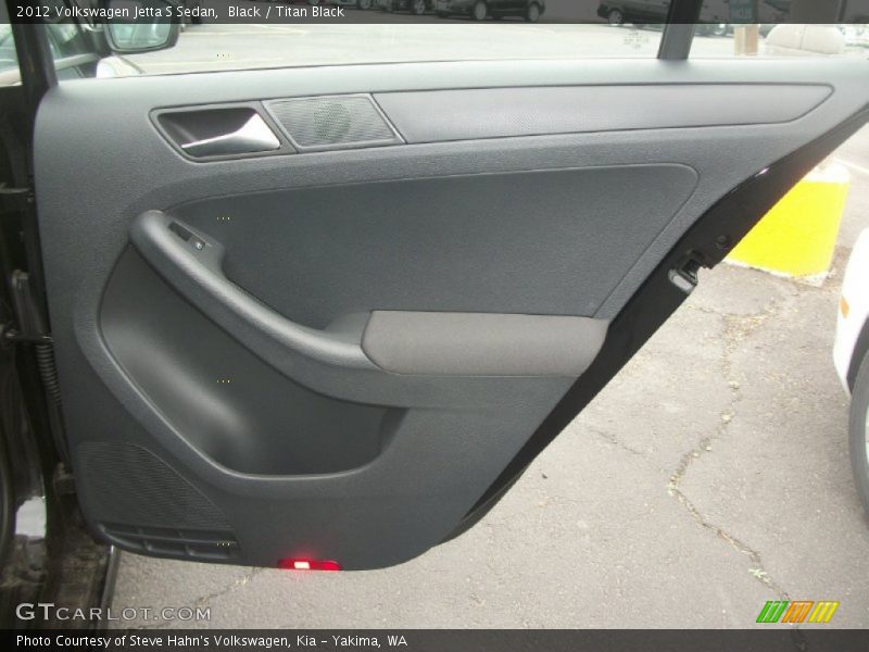 Black / Titan Black 2012 Volkswagen Jetta S Sedan