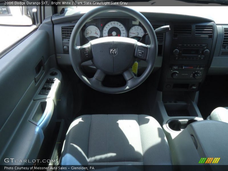 Bright White / Dark Slate Gray/Light Slate Gray 2006 Dodge Durango SXT