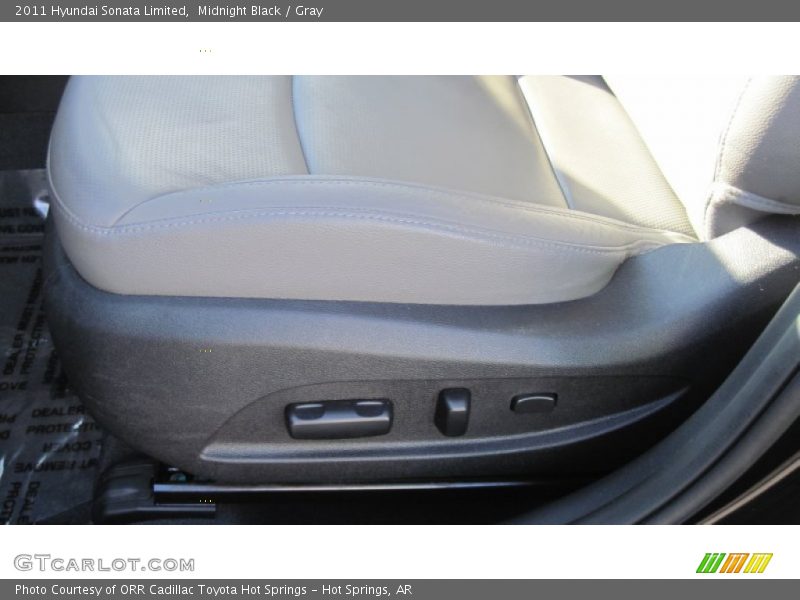 Midnight Black / Gray 2011 Hyundai Sonata Limited