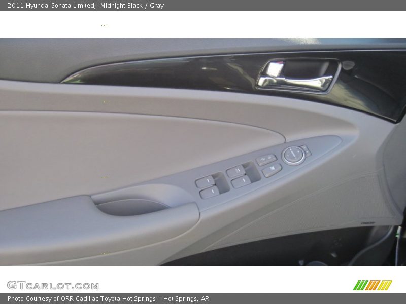 Midnight Black / Gray 2011 Hyundai Sonata Limited