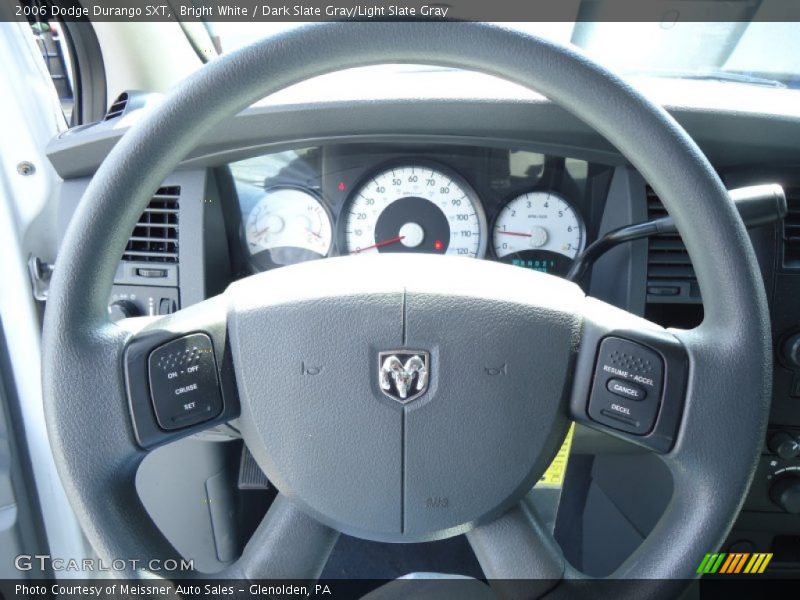Bright White / Dark Slate Gray/Light Slate Gray 2006 Dodge Durango SXT