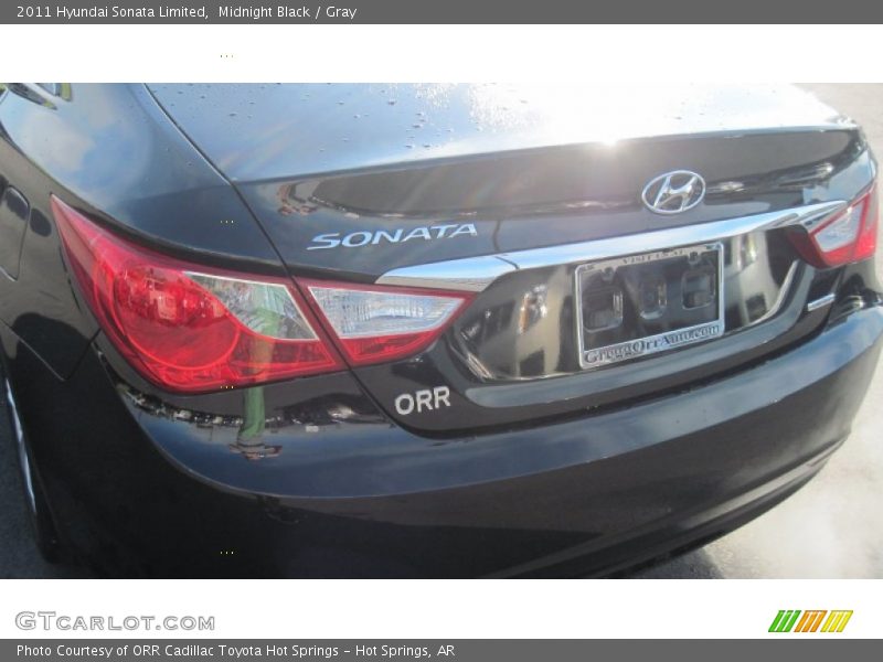 Midnight Black / Gray 2011 Hyundai Sonata Limited