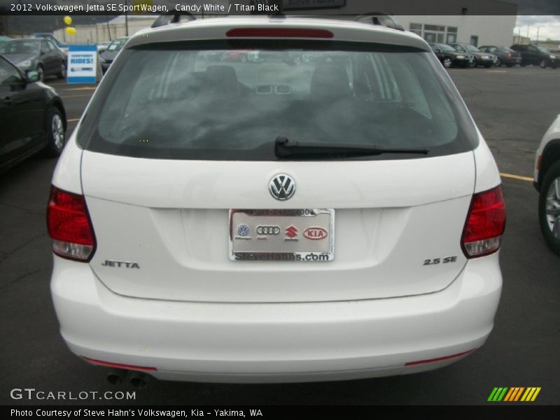 Candy White / Titan Black 2012 Volkswagen Jetta SE SportWagen
