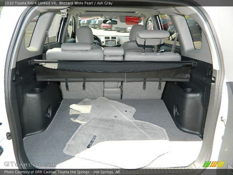 Blizzard White Pearl / Ash Gray 2010 Toyota RAV4 Limited V6