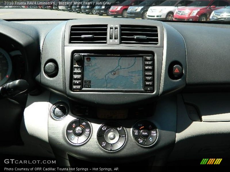 Blizzard White Pearl / Ash Gray 2010 Toyota RAV4 Limited V6