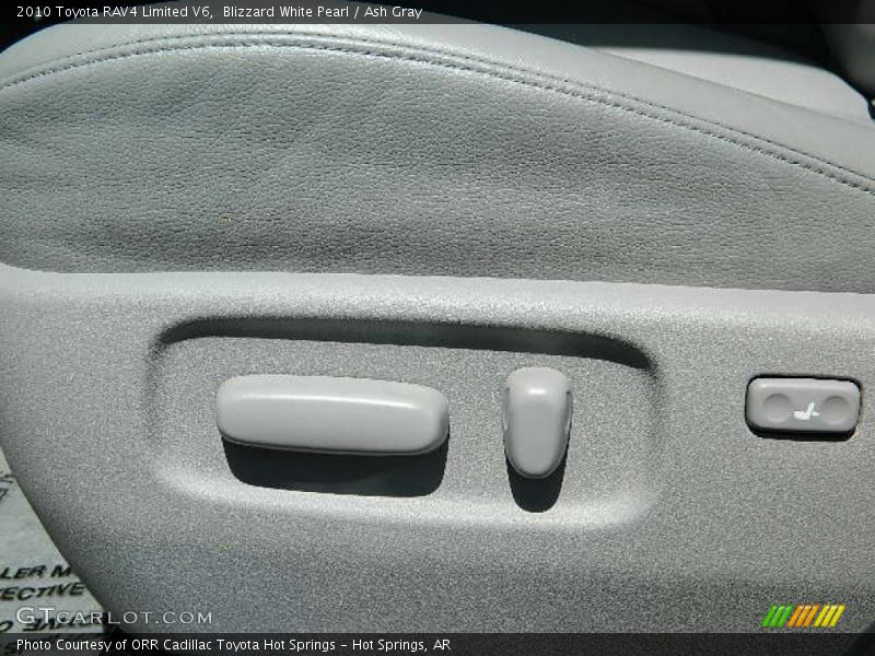 Blizzard White Pearl / Ash Gray 2010 Toyota RAV4 Limited V6