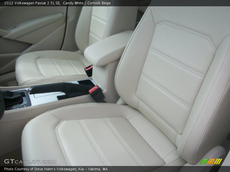 Candy White / Cornsilk Beige 2012 Volkswagen Passat 2.5L SE