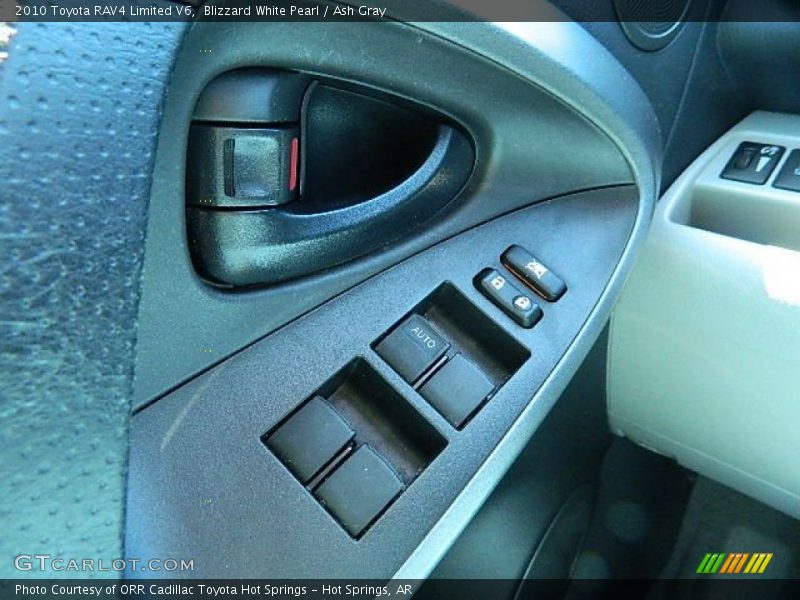 Blizzard White Pearl / Ash Gray 2010 Toyota RAV4 Limited V6
