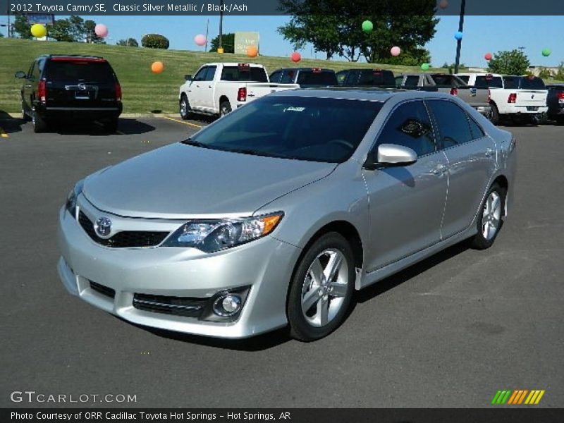 Classic Silver Metallic / Black/Ash 2012 Toyota Camry SE