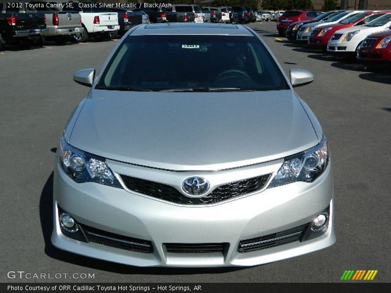 Classic Silver Metallic / Black/Ash 2012 Toyota Camry SE