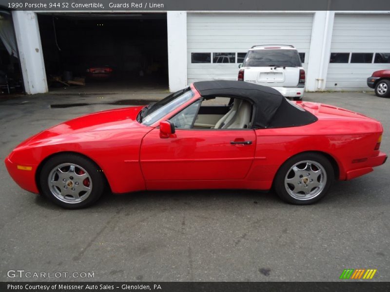  1990 944 S2 Convertible Guards Red