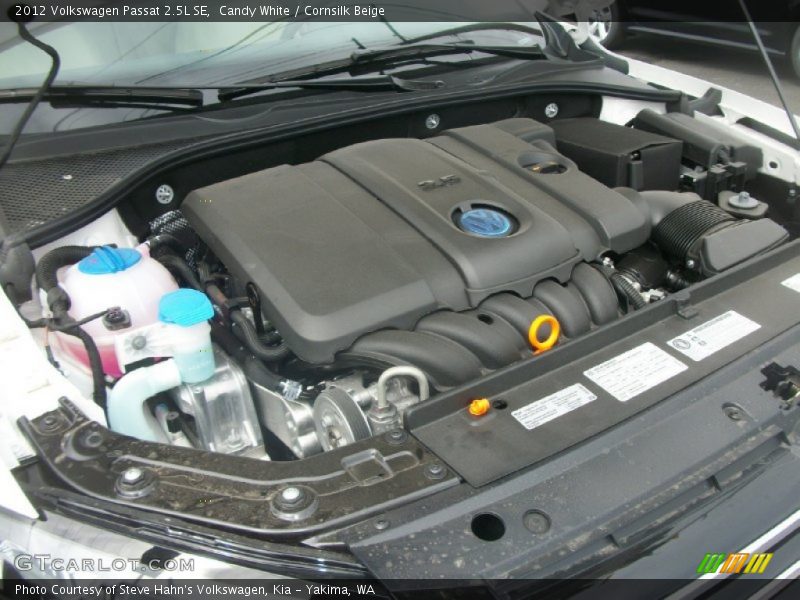 Candy White / Cornsilk Beige 2012 Volkswagen Passat 2.5L SE