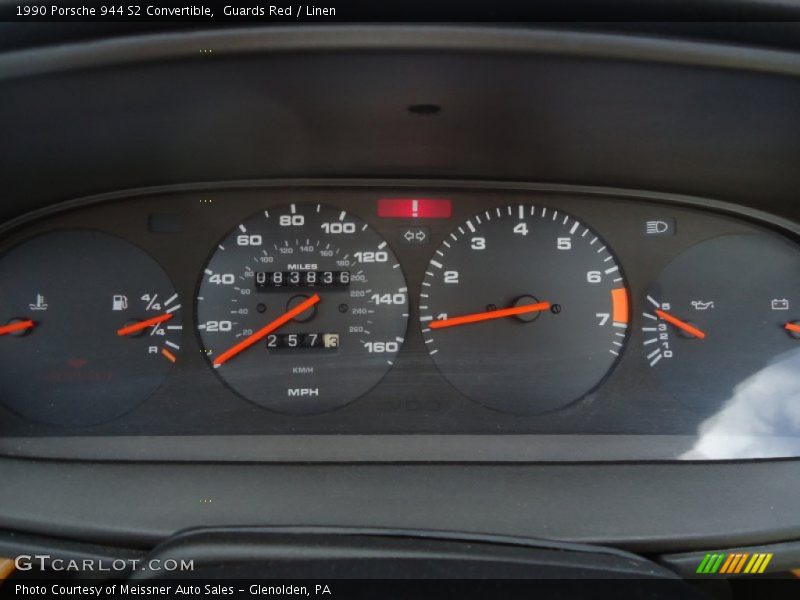  1990 944 S2 Convertible S2 Convertible Gauges