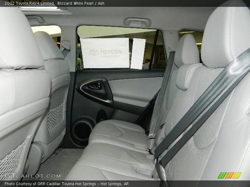 Blizzard White Pearl / Ash 2012 Toyota RAV4 Limited