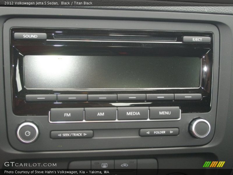 Black / Titan Black 2012 Volkswagen Jetta S Sedan
