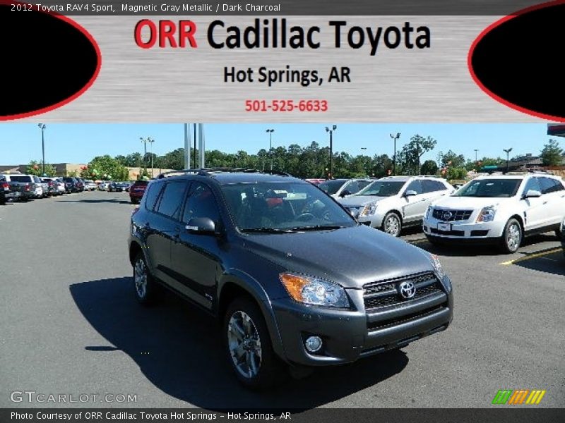 Magnetic Gray Metallic / Dark Charcoal 2012 Toyota RAV4 Sport