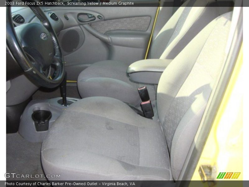Screaming Yellow / Medium Graphite 2003 Ford Focus ZX5 Hatchback