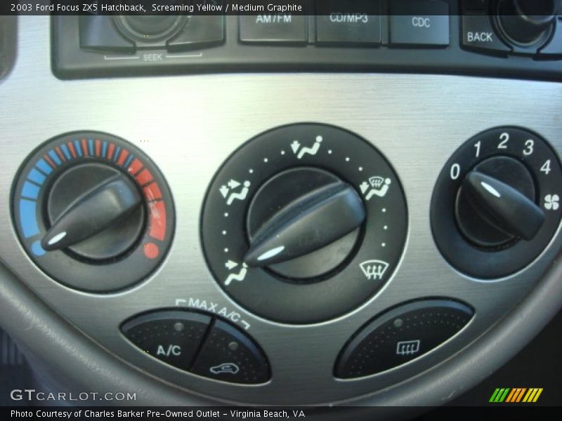 Screaming Yellow / Medium Graphite 2003 Ford Focus ZX5 Hatchback