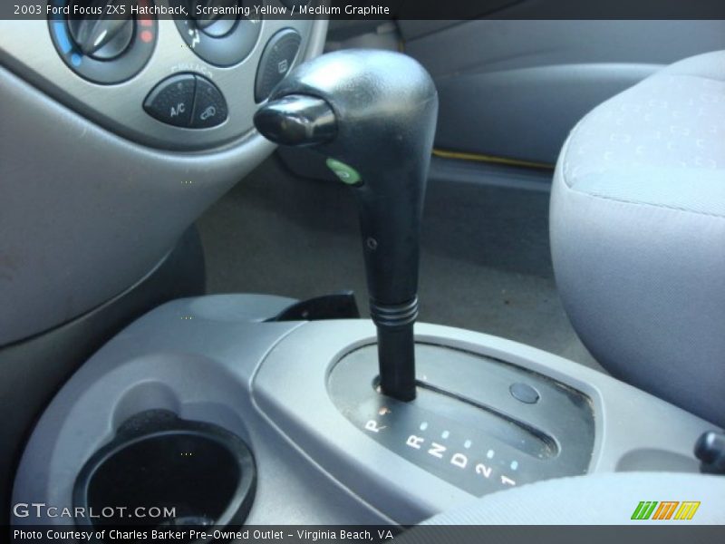 Screaming Yellow / Medium Graphite 2003 Ford Focus ZX5 Hatchback