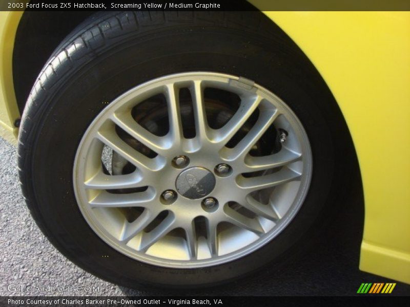 Screaming Yellow / Medium Graphite 2003 Ford Focus ZX5 Hatchback