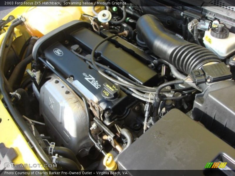 Screaming Yellow / Medium Graphite 2003 Ford Focus ZX5 Hatchback