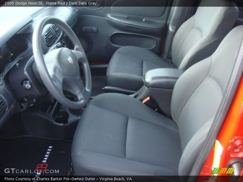Flame Red / Dark Slate Gray 2005 Dodge Neon SE
